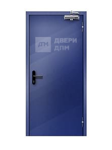 Противопожарная дверь однопольная ДПМ-01 1-го типа глухая без порога